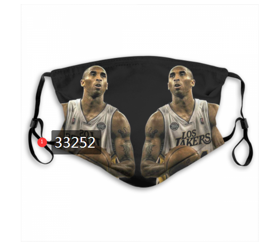 2021 NBA Los Angeles Lakers #24 kobe bryant 33252 Dust mask with filter->nba dust mask->Sports Accessory
